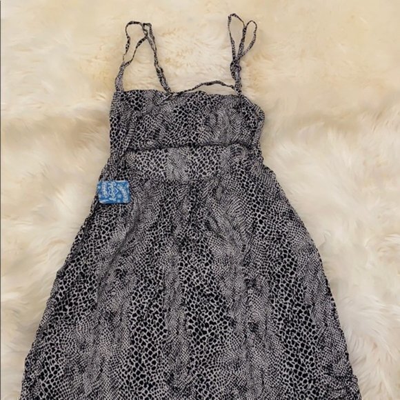 Free People Wild Child Minidress in Black Combo. XS - Picture 4 of 9
